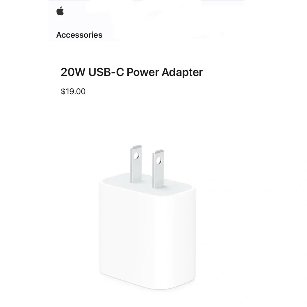 Apple USB-C 20W Power Adapter